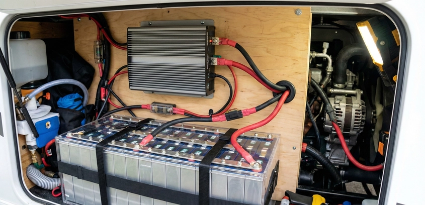 RV House Banks and Alternator Charging