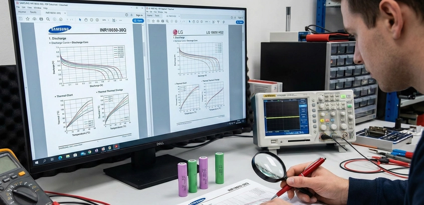 How to Read Battery Datasheets: Samsung 25R vs. 30Q