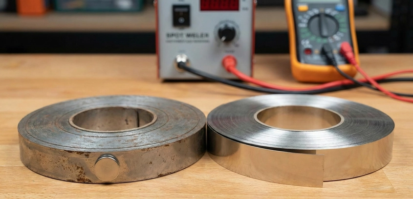 Nickel Strip Selection: Pure Nickel vs. Plated Steel