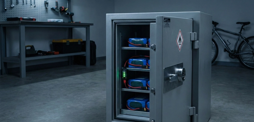 Long-Term Storage Safety for Lithium Batteries