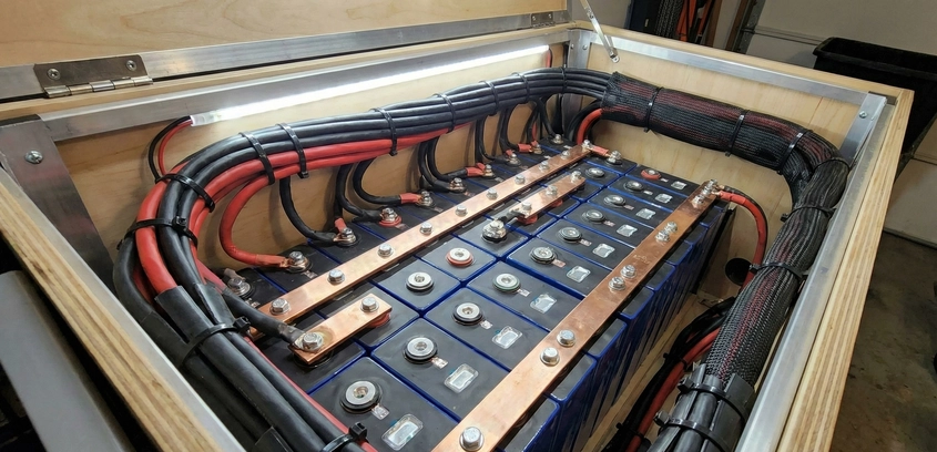 Busbars and Cable Management for Powerwalls