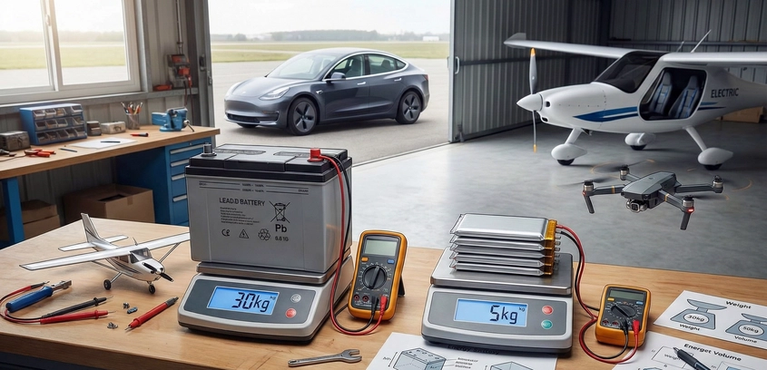 Energy Density: Gravimetric vs. Volumetric