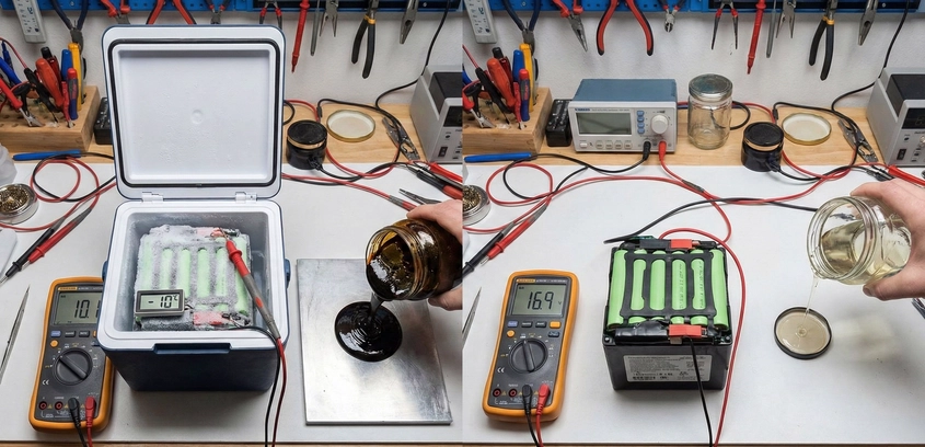 Temperature Effects on Lithium Batteries