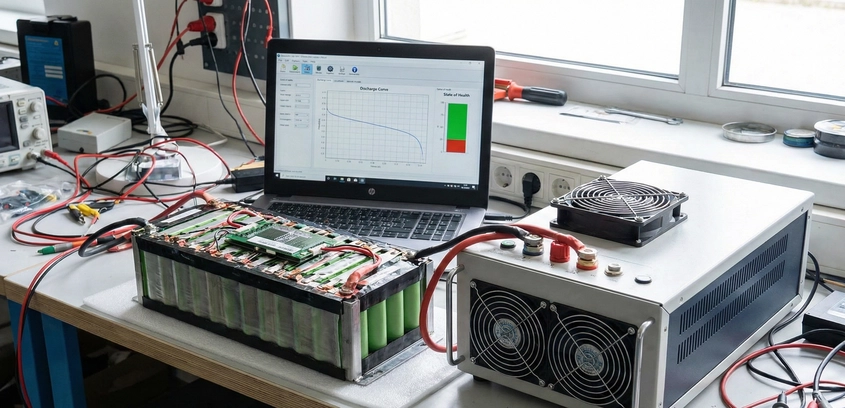 Capacity Testing and State of Health (SOH) Analysis
