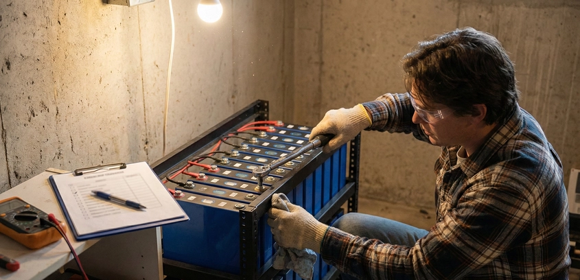 Annual Maintenance Checklist for Battery Systems