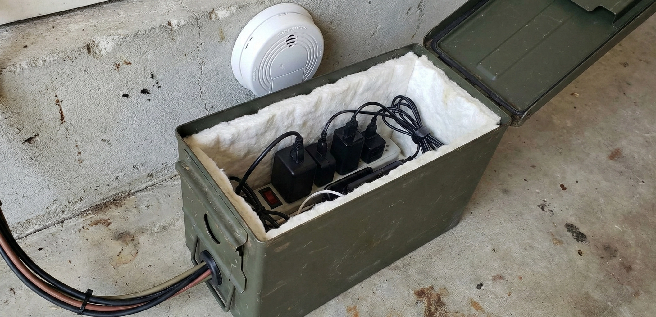 Building a Fireproof Charging Bunker