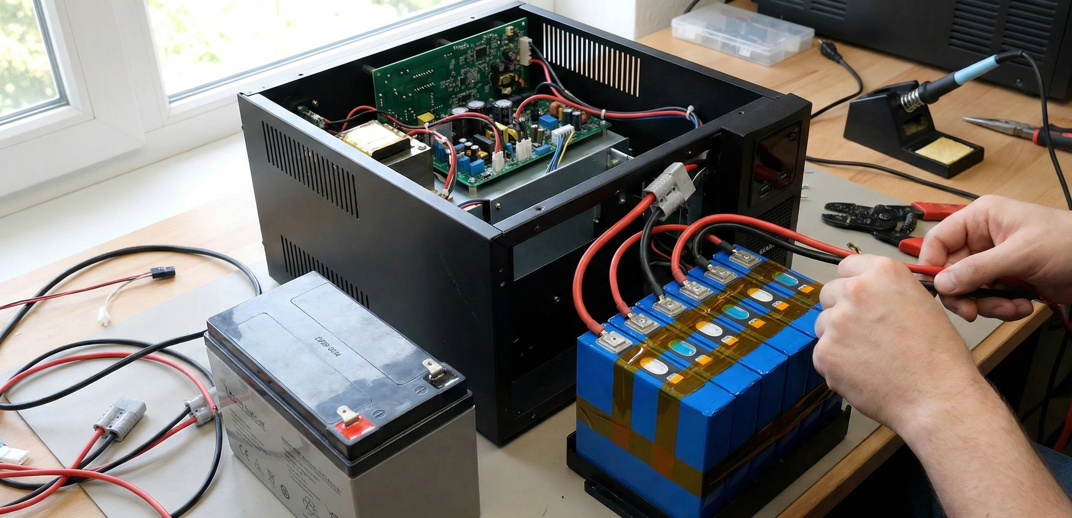 Project: Converting a UPS from SLA to LiFePO4