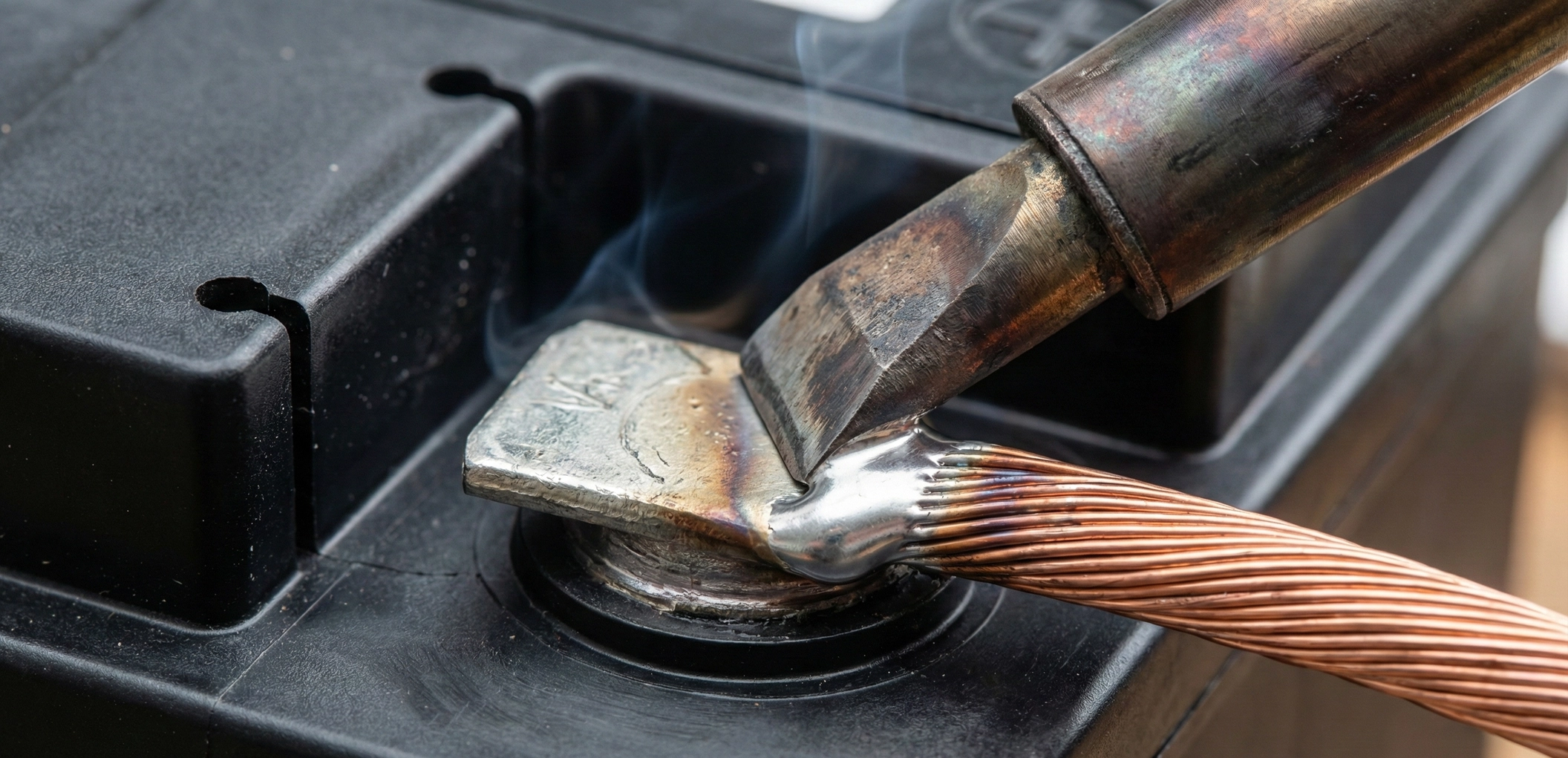 Choosing a Soldering Iron for Battery Work